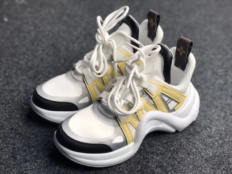 Authentic LV Run Away Sneaker Yellow